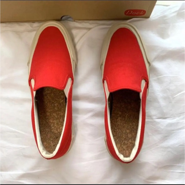 DOEK SLIP-ON RED  HABERDASHERY  スリッポン