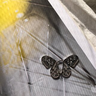 アーカー(AHKAH)のN-263 butterfly pierce 片蝶々🦋(ピアス)