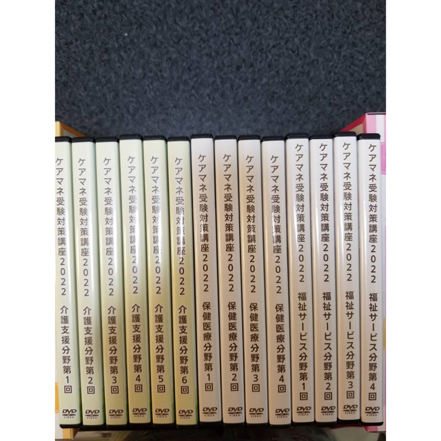 ケアマネ受験対策講座2022 DVD14枚フルセット+ワークブック2022