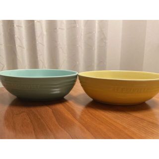 ルクルーゼ(LE CREUSET)のLe creuset ⭐︎ オーバルサービングボウル２ペアセット(食器)