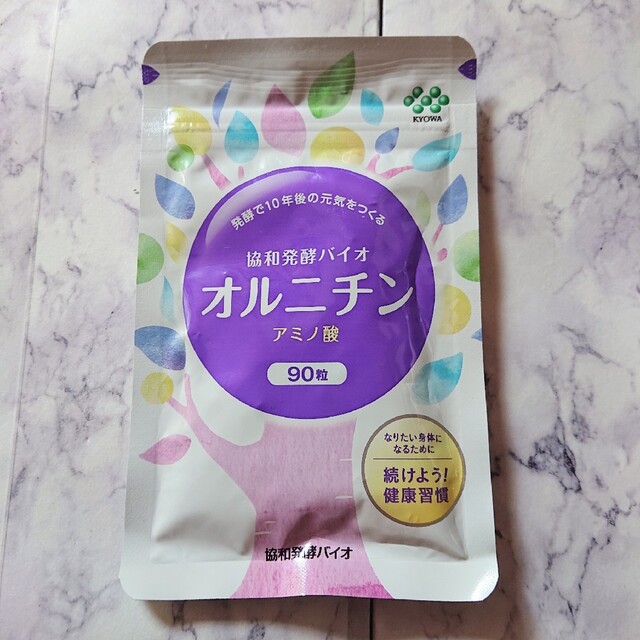 キリン(キリン)の協和発酵バイオ オルニチン アミノ酸90粒 食品/飲料/酒の健康食品(アミノ酸)の商品写真