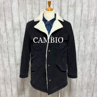 カンビオ(Cambio)の美品！CAMBIO コーデュロイボアランチジャケット！(ブルゾン)