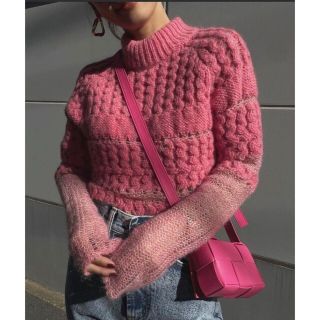 アメリヴィンテージ(Ameri VINTAGE)の※専用ameri BUMPY SHEER DOCKING KNIT(ニット/セーター)