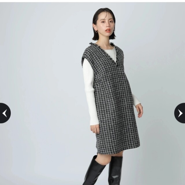 種類豊富な品揃え CADUNE ツイードジャンスカ ilam.org