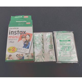 フジフイルム(富士フイルム)のチェキinstax miniフィルムセット(フィルムカメラ)