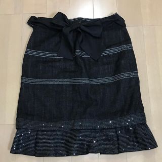 トゥービーシック(TO BE CHIC)のお値下げ♡トゥービーシック デニムスカート(ひざ丈スカート)