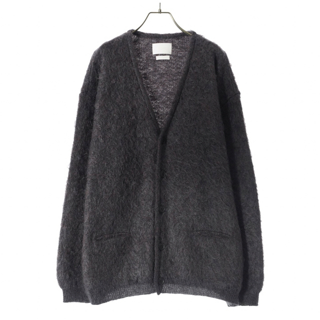 4COLOR MIX JACQUARD MOHAIR CARDIGAN