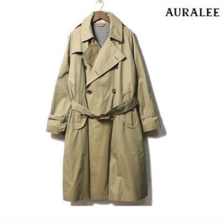 20SS AURALEE オーラリー ビッグ トレンチコート 4 定価8.6万