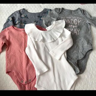 ベビーギャップ(babyGAP)の今週末まで！超美品ロンパース4点セット(ロンパース)