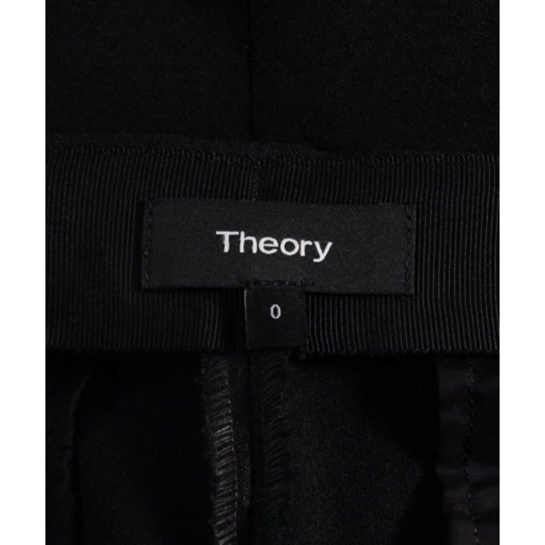 theory(セオリー)のTheory セオリー スラックス 0(S位) 黒 【古着】【中古】 レディースのパンツ(その他)の商品写真