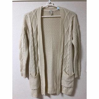 フォーエバートゥエンティーワン(FOREVER 21)のFOREVER21 ニットロングカーディガン S～M(カーディガン)