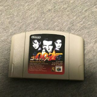 ニンテンドウ64(NINTENDO 64)のニンテンドー64　007　ゴールデンアイ　任天堂64　GOLDEN EYE(家庭用ゲームソフト)