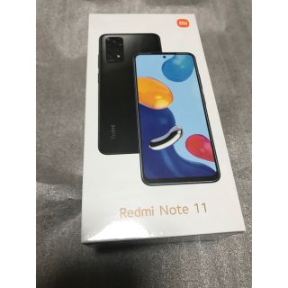 ◇未開封未使用品◇Xiaomi Redmi Note 11 グラファイトグレー の通販