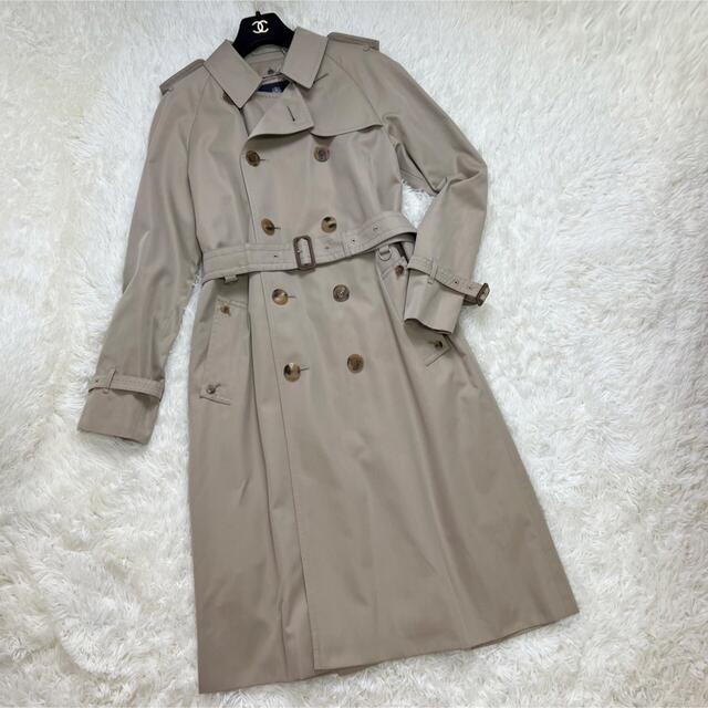 【美品】Aquascutum 35万 最高級ガウン/ベルテッドコート カシミヤ