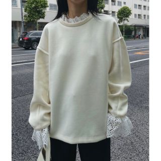 アメリヴィンテージ(Ameri VINTAGE)のAMERI   CLASSIC ROUND FORM TOP(ニット/セーター)