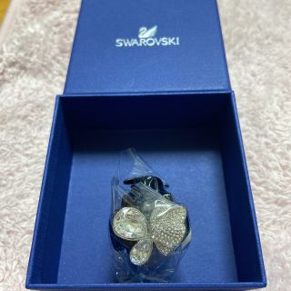 スワロフスキー(SWAROVSKI)の新品　スワロフスキー　ヘアクリップ　箱あり(バレッタ/ヘアクリップ)