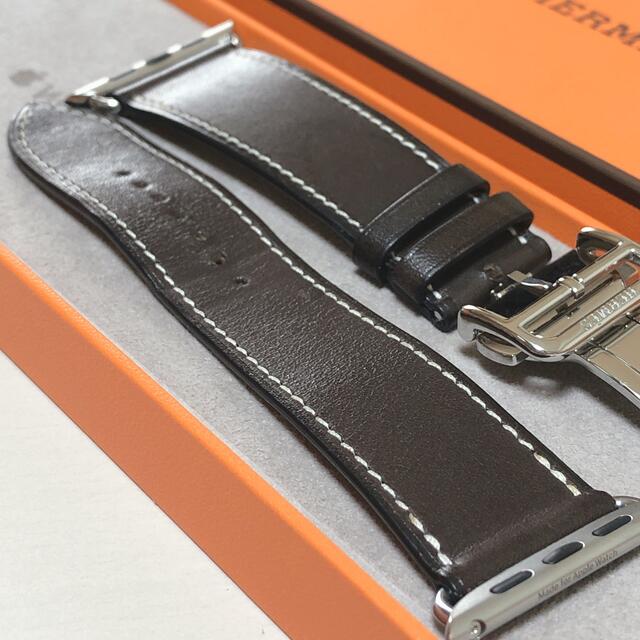 Apple   Apple Watch 専用 レザーベルト HERMES mm mmの通販 by