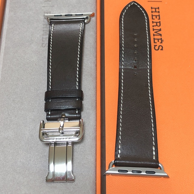 Apple Watch 専用　レザーベルト　HERMES 45mm  44mm