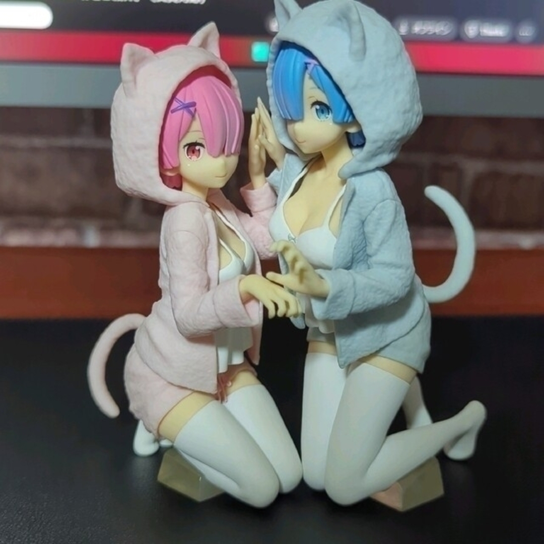 【中古】リゼロ　一番くじ　A賞　レム&ラム ハンドメイドのおもちゃ(フィギュア)の商品写真