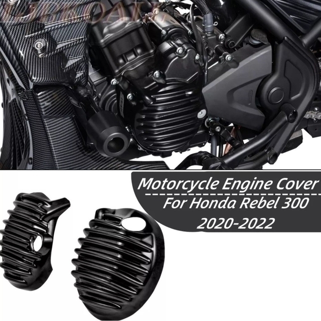 ホンダ(ホンダ)のレブル 250 エンジンカバー クランクケース カバー 左右セット 20-22 自動車/バイクのバイク(その他)の商品写真