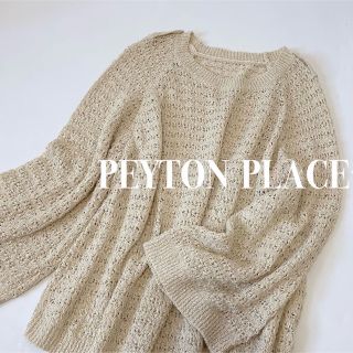 ペイトンプレイス(Peyton Place)のPEYTON PLACE かぎ編み ニット＊大きいサイズ BEAMS ZARA(ニット/セーター)