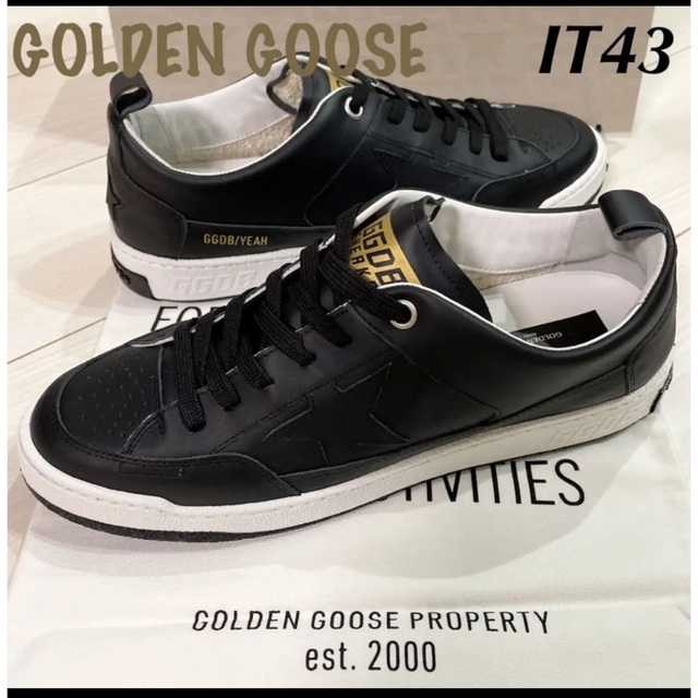 【新品】GOLDEN GOOSE (ゴールデングース)  ブラック 43