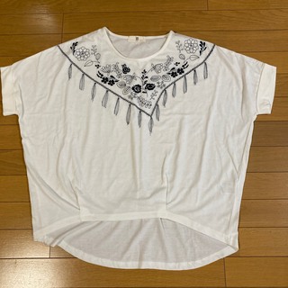 アルピーエス(rps)のr.p.s 刺繍柄のシャツ　Mサイズ　　　　　G13(シャツ/ブラウス(半袖/袖なし))