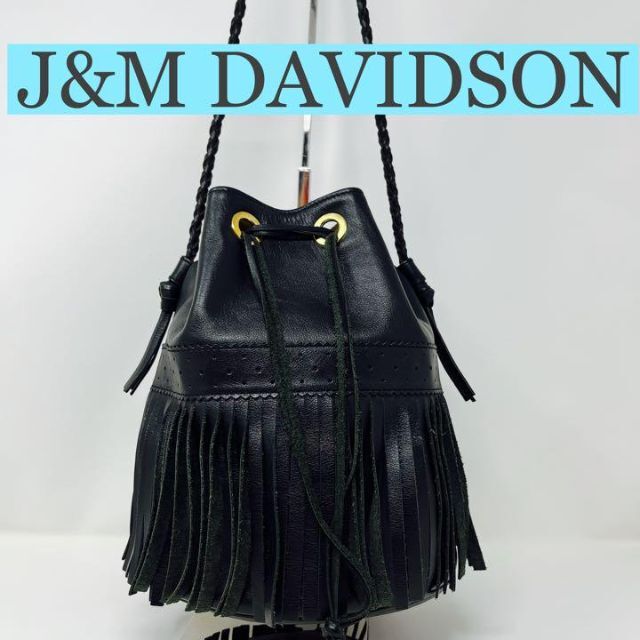J&Mデヴィッドソン レザー カーニバルL ショルダーバッグ ブラック