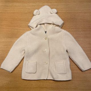 ベビーギャップ(babyGAP)の【専用】GAP  くまさん　くま耳　パーカー　デニム風パンツセット(ジャケット/コート)