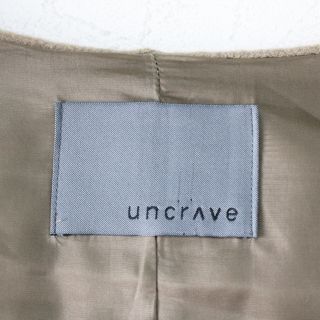 uncrave  リバーフーデットショートコート キャメル