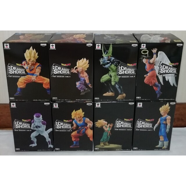 フィギュアドラゴンボール　DRAMATIC SHOWCASE　フィギュア　８箱　全て未開封