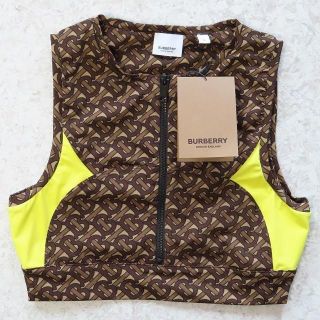 バーバリー(BURBERRY)の新品バーバリークロップドトップショート丈トップスBurberryTシャツ服y2k(Tシャツ(半袖/袖なし))