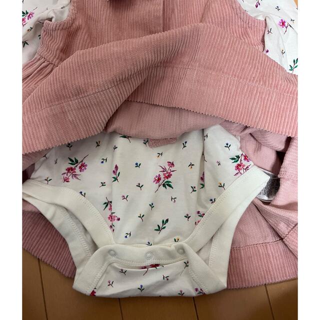 babyGAP(ベビーギャップ)のbabyGAP ジャンパースカート＆ロンパース　90 キッズ/ベビー/マタニティのキッズ服女の子用(90cm~)(ワンピース)の商品写真