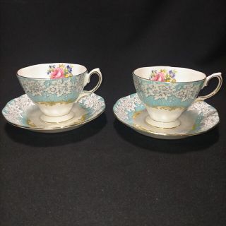 ロイヤルアルバート(ROYAL ALBERT)のロイヤルアルバート エンチャントメント カップ&ソーサー ペア 未使用 希少(グラス/カップ)