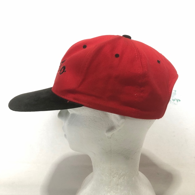 ART VINTAGE(アートヴィンテージ)の80s 90s KC cap スウェードビル 2トーン キャップ 帽子 企業物 メンズの帽子(キャップ)の商品写真