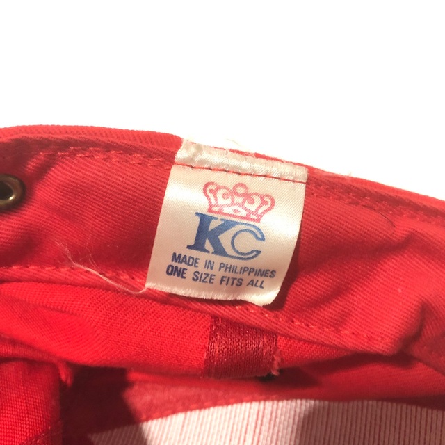 ART VINTAGE(アートヴィンテージ)の80s 90s KC cap スウェードビル 2トーン キャップ 帽子 企業物 メンズの帽子(キャップ)の商品写真