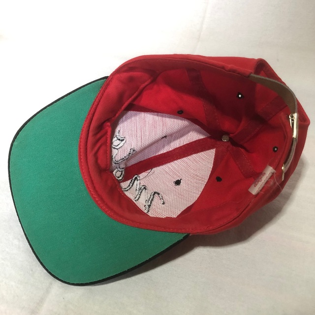 ART VINTAGE(アートヴィンテージ)の80s 90s KC cap スウェードビル 2トーン キャップ 帽子 企業物 メンズの帽子(キャップ)の商品写真