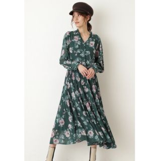 ジルスチュアート(JILLSTUART)のジルスチュアート　ルーシーフラワーワンピース(ロングワンピース/マキシワンピース)