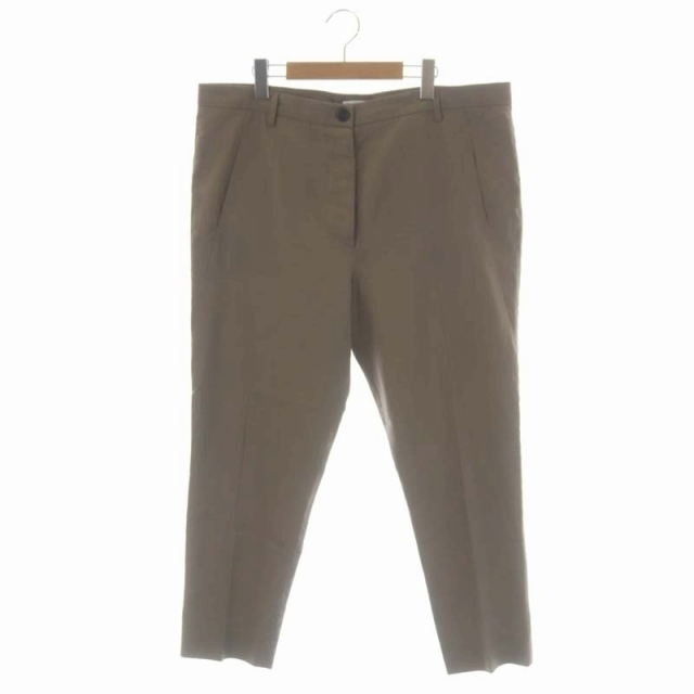 ブルネロクチネリ ボタンフライ コットン シルク パンツ テーパード
