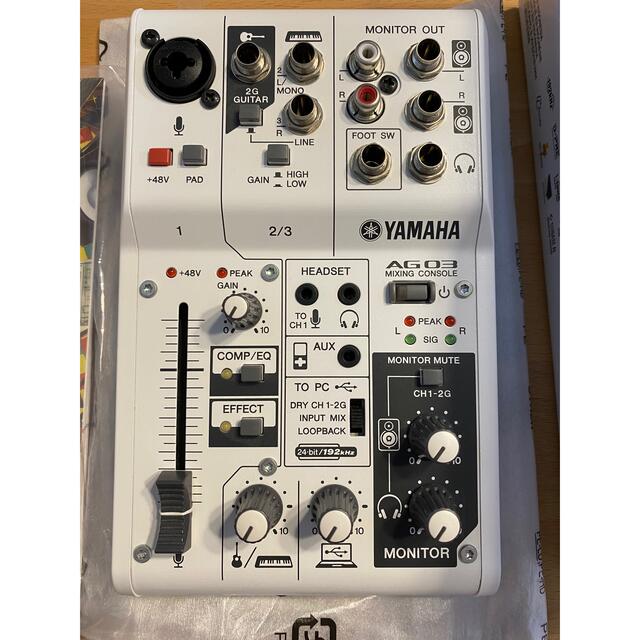 ヤマハ(ヤマハ)のYAMAHA AG03 楽器のDTM/DAW(オーディオインターフェイス)の商品写真