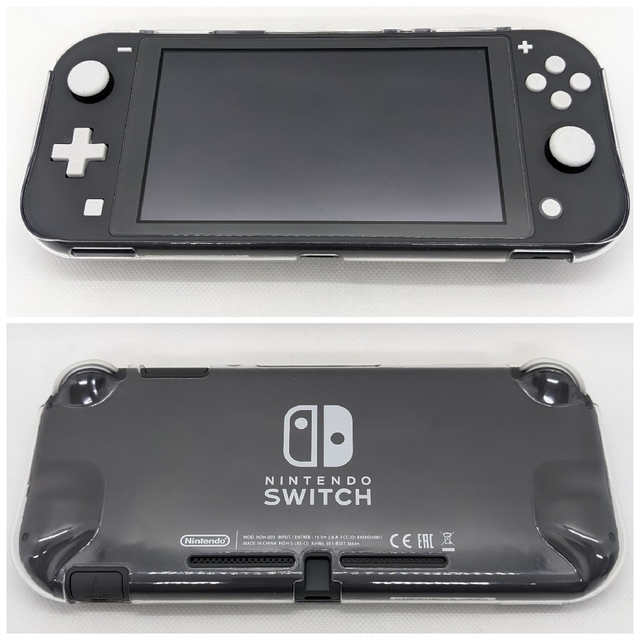 美品】Switch Lite グレー 本体 ケース&カバー付き 最短翌日お届け
