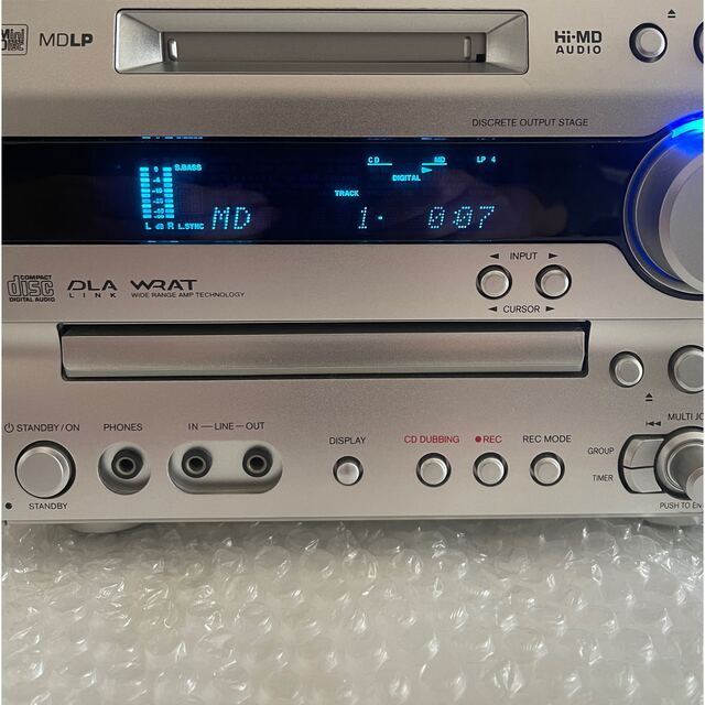 ONKYO X-N7TX CD/MD チューナーアンプスピーカーセット　品