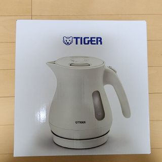 タイガー(TIGER)の未使用品 電気ケトル わく子 PCL-A100 WM(電気ポット)