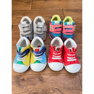 ミキハウス(mikihouse)の【4足】mikihouse / new balance 13.5-14.0(スニーカー)