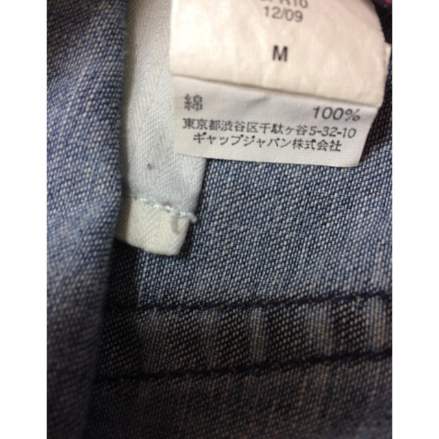 GAP(ギャップ)のGAP デニムワンピース レディースのワンピース(ひざ丈ワンピース)の商品写真