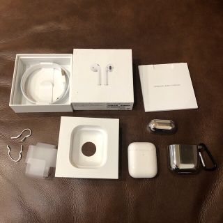 アップル(Apple)のゴリラ様専用　エアポッズ　AirPods アップル 第二世代　美品！ケース付き！(ヘッドフォン/イヤフォン)