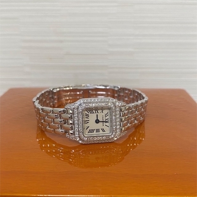 Cartier(カルティエ)の★にこ様専用★ カルティエ、ミニパンテール、ダイヤベゼル、WF3210F3 レディースのファッション小物(腕時計)の商品写真