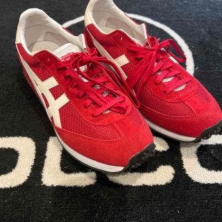 オニツカタイガー(Onitsuka Tiger)のオニツカタイガー　スニーカー　赤色(スニーカー)