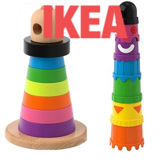 イケア(IKEA)のIKEA イケア  ムーラ　MULA スタッキングヒズ　ビルディングビーカー(知育玩具)