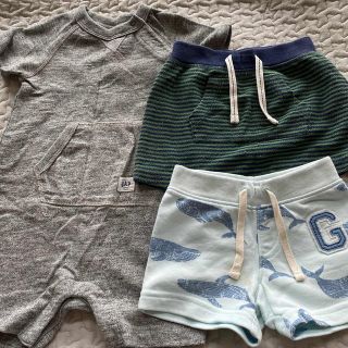 ベビーギャップ(babyGAP)のGAPベビー　ロンパース&ショートパンツ2枚セット(ロンパース)